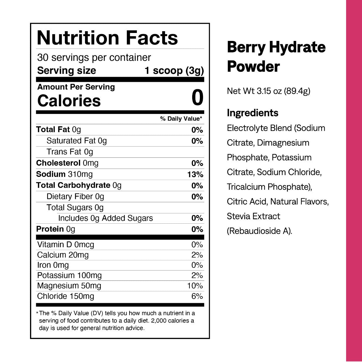 Berry Hydrate Electrolyte Jar