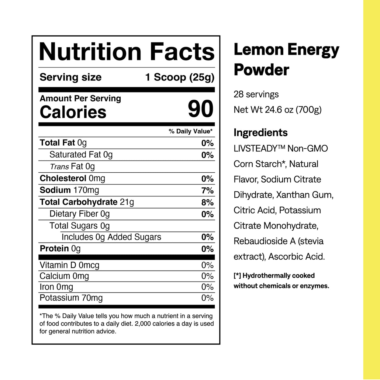 Lemon Energy Drink Mix