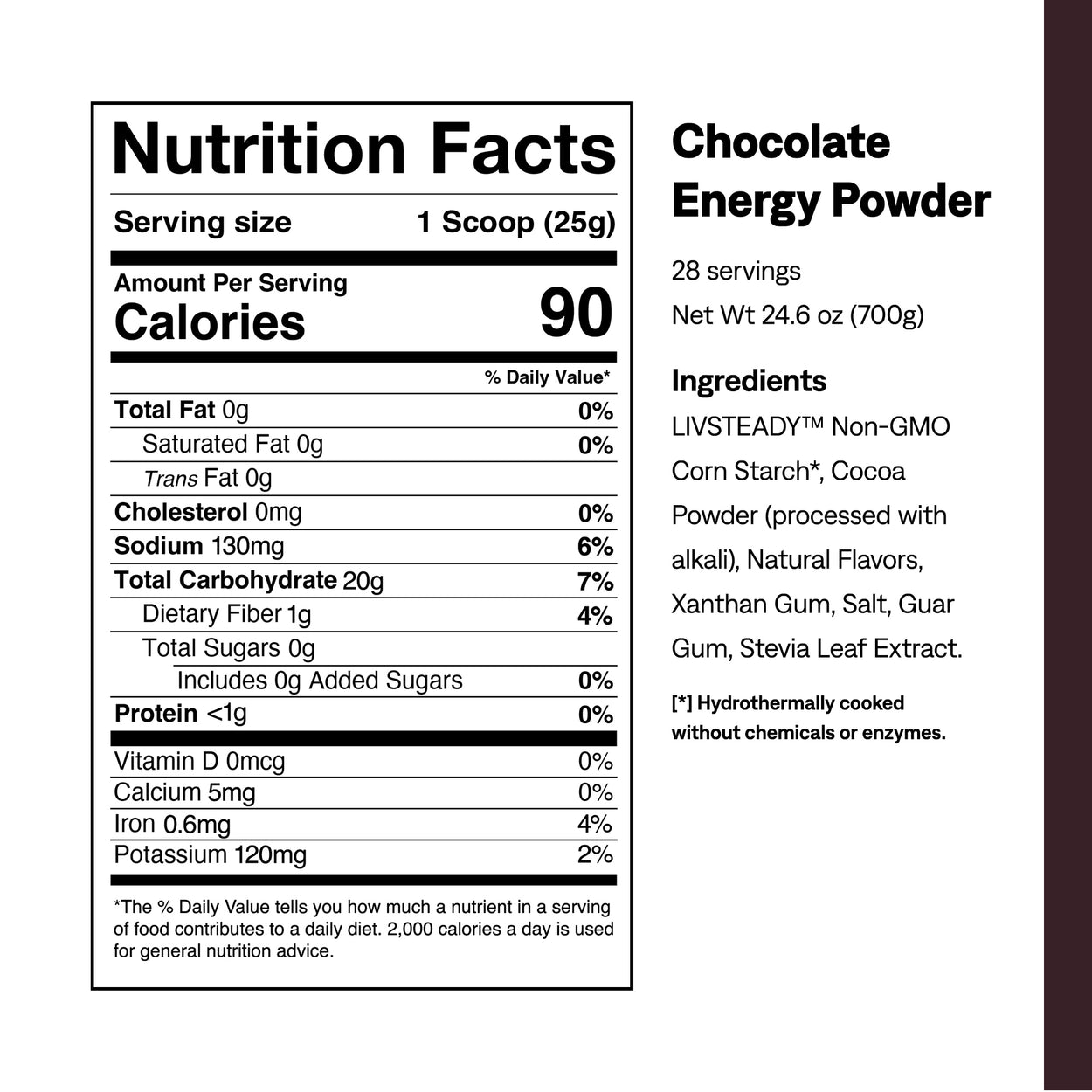 Chocolate Energy Drink Mix