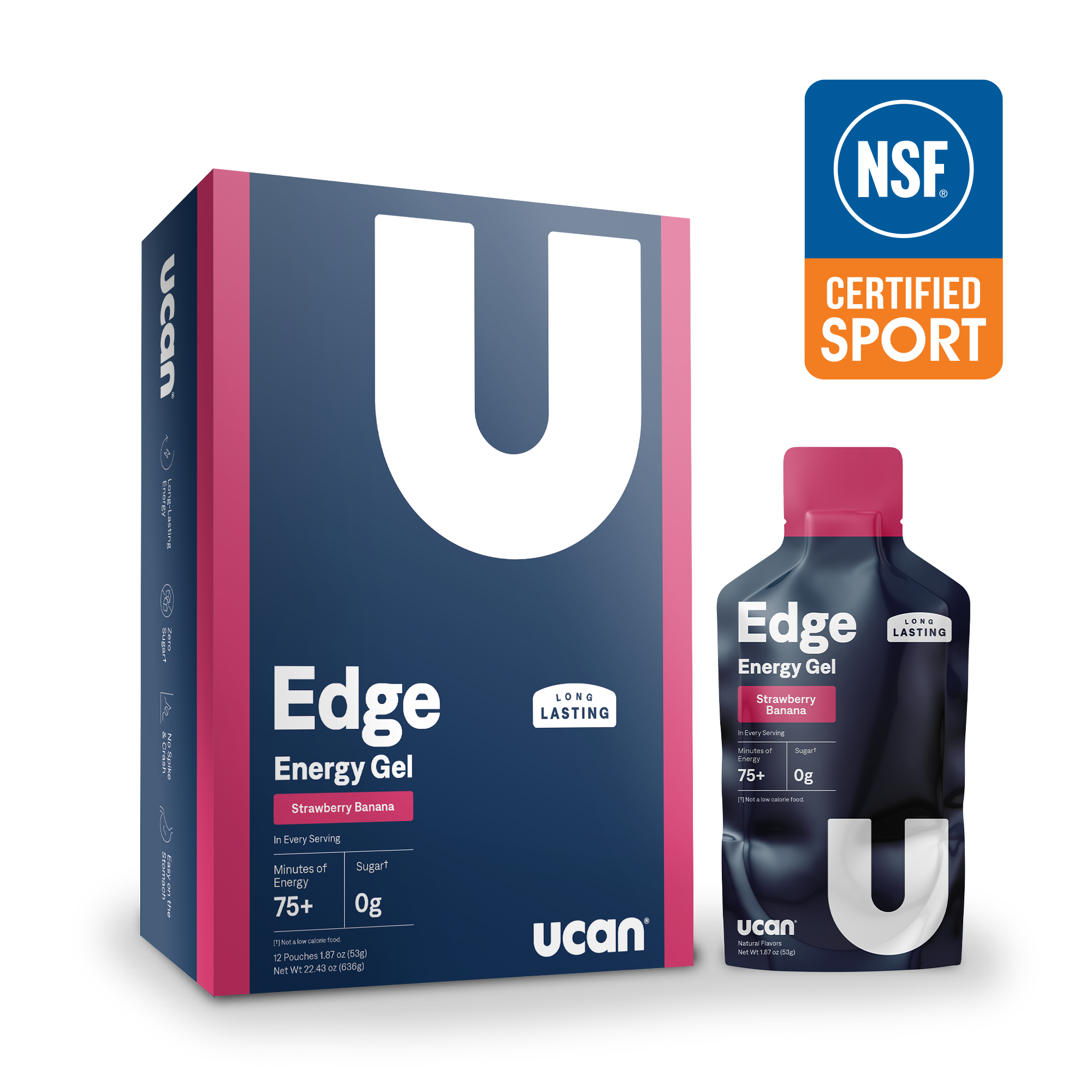 Strawberry Banana Edge Energy Gel