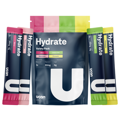 Hydrate Electrolyte Powder Variety Pack from UCAN (12 Pack)