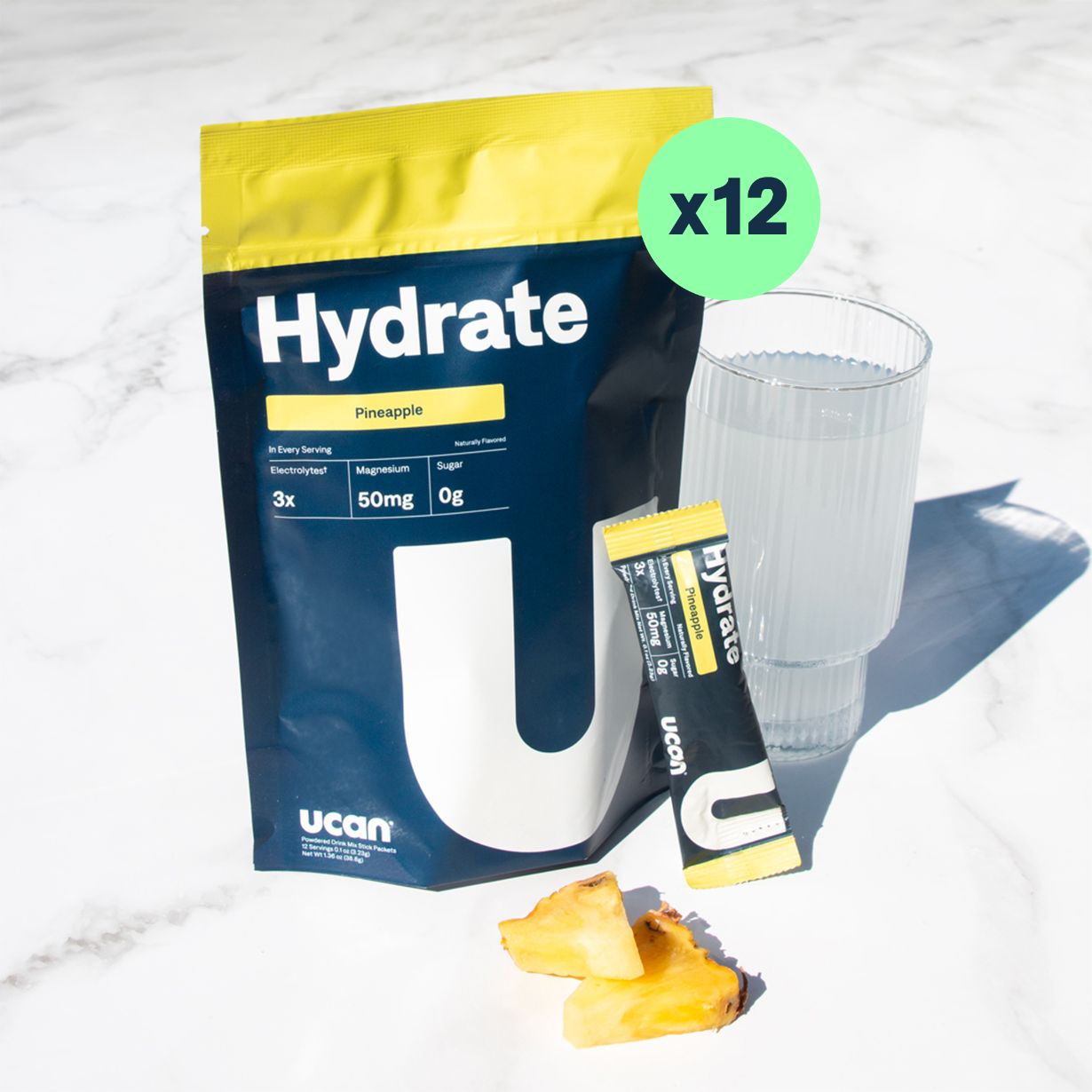 Pineapple Hydrate Electrolyte Packets