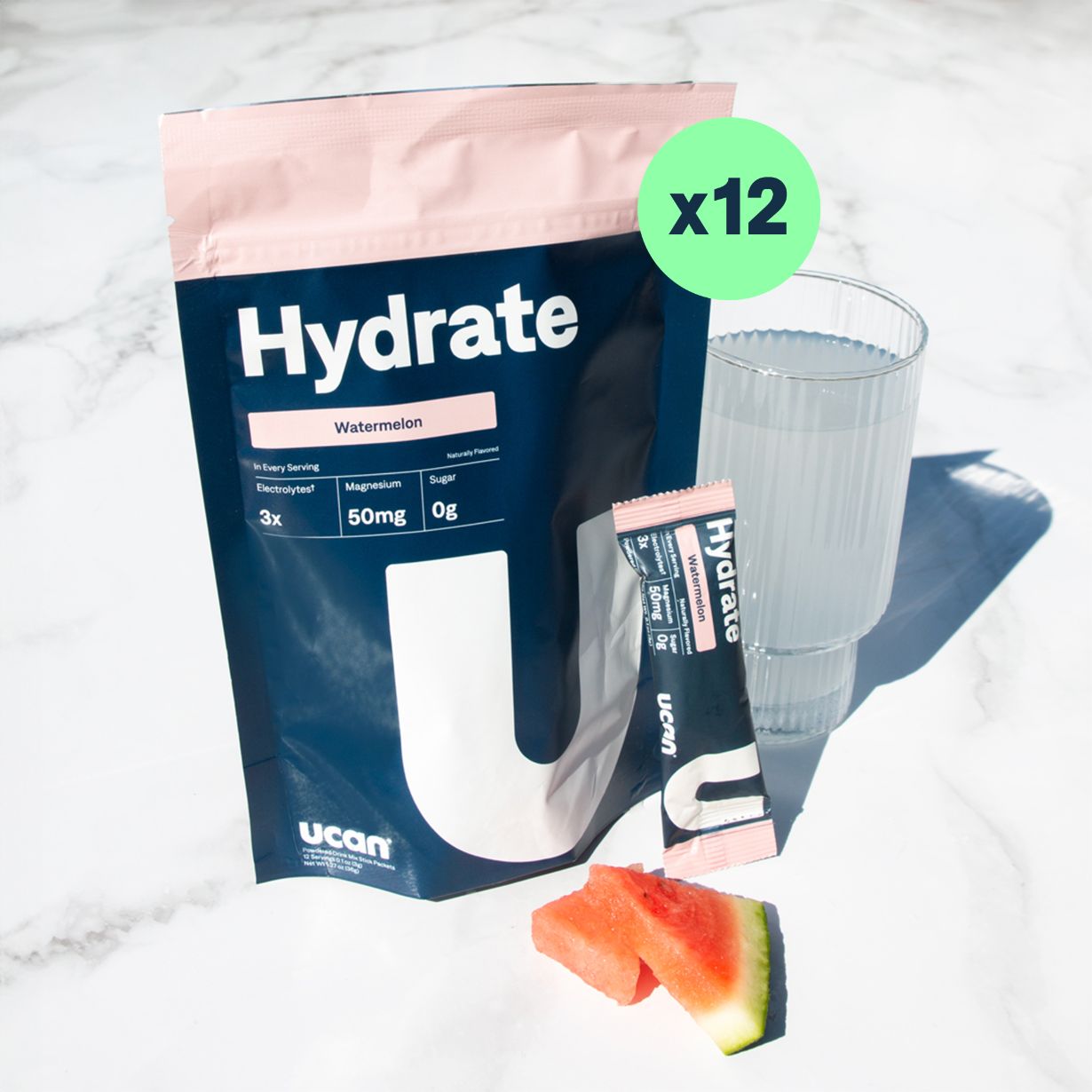 Watermelon Hydrate Electrolyte Packets