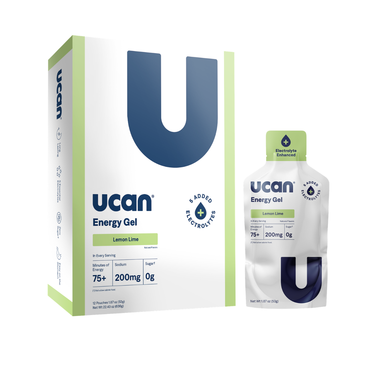 Lemon Lime Energy Gel + Electrolytes