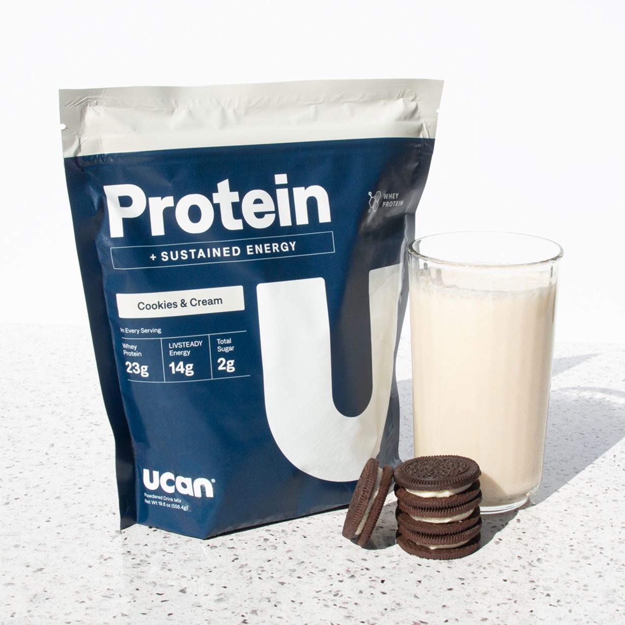 Cookies & Cream Protein + Energy Powder