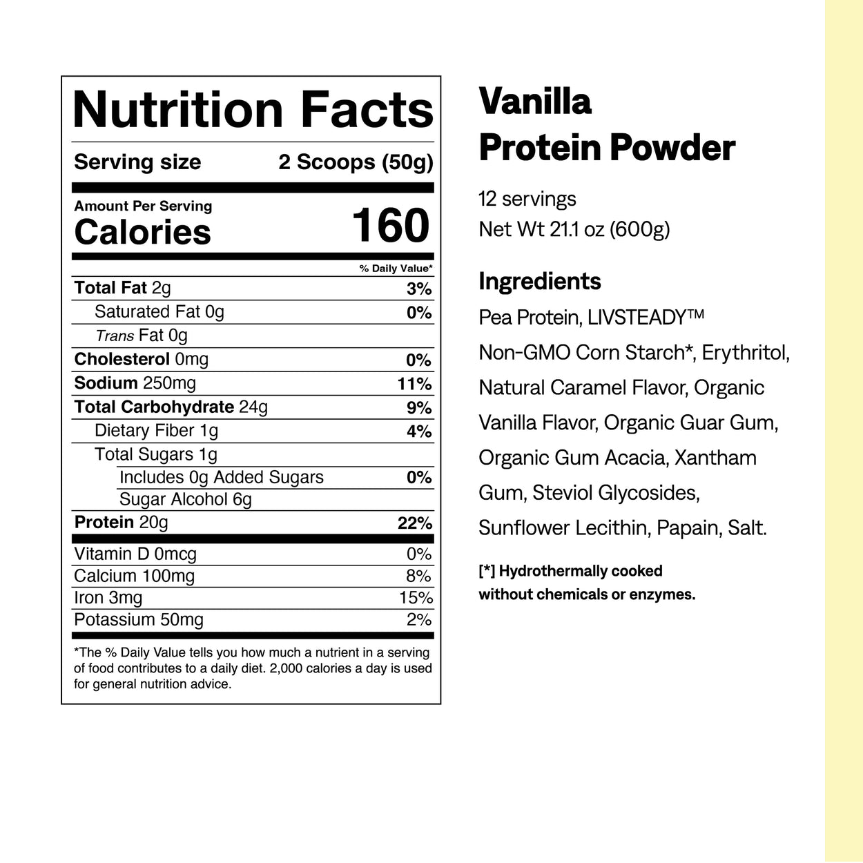 Vanilla Protein + Energy Powder